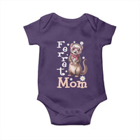 Ferret Mom Life Baby Onesie Funny Cute Polecat Ferret Lover