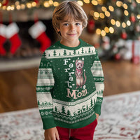Ferret Mom Life Ugly Christmas Sweater Funny Cute Polecat Ferret Lover