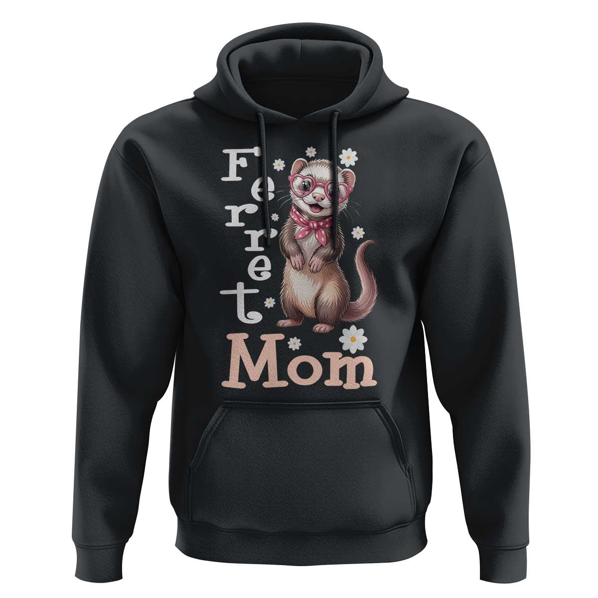 Ferret Mom Life Hoodie Funny Cute Polecat Ferret Lover