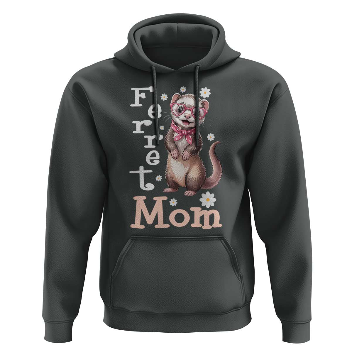 Ferret Mom Life Hoodie Funny Cute Polecat Ferret Lover