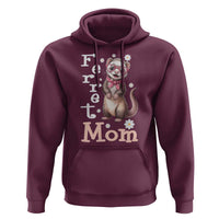 Ferret Mom Life Hoodie Funny Cute Polecat Ferret Lover