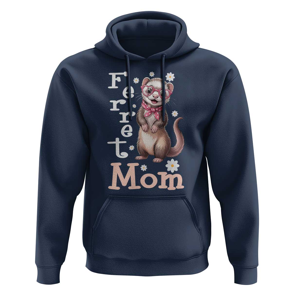 Ferret Mom Life Hoodie Funny Cute Polecat Ferret Lover