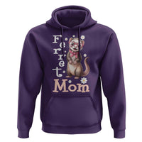 Ferret Mom Life Hoodie Funny Cute Polecat Ferret Lover