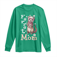 Ferret Mom Life Long Sleeve Shirt Funny Cute Polecat Ferret Lover