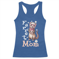 Ferret Mom Life Racerback Tank Top Funny Cute Polecat Ferret Lover