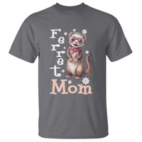 Ferret Mom Life T Shirt Funny Cute Polecat Ferret Lover