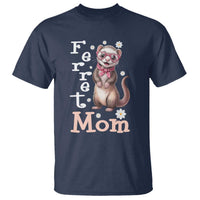 Ferret Mom Life T Shirt Funny Cute Polecat Ferret Lover