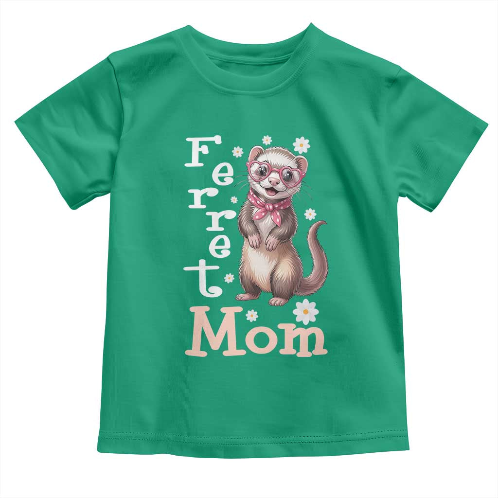 Ferret Mom Life Toddler T Shirt Funny Cute Polecat Ferret Lover