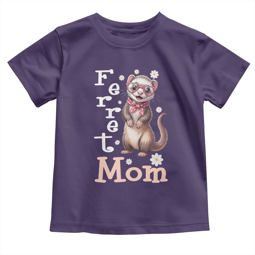 Ferret Mom Life Toddler T Shirt Funny Cute Polecat Ferret Lover