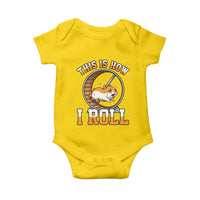 Cute Hamster Running Wheel Baby Onesie This Is How I Roll