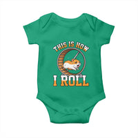 Cute Hamster Running Wheel Baby Onesie This Is How I Roll