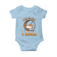 Cute Hamster Running Wheel Baby Onesie This Is How I Roll
