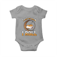 Cute Hamster Running Wheel Baby Onesie This Is How I Roll
