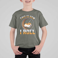 Cute Hamster Running Wheel T Shirt For Kid This Is How I Roll