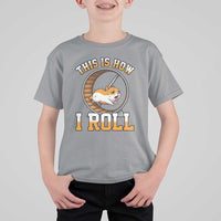 Cute Hamster Running Wheel T Shirt For Kid This Is How I Roll