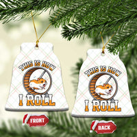 Cute Hamster Running Wheel Ceramic Ornament This Is How I Roll