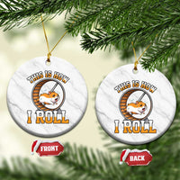 Cute Hamster Running Wheel Ceramic Ornament This Is How I Roll