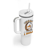 Cute Hamster Running Wheel Tumbler With Handle This Is How I Roll