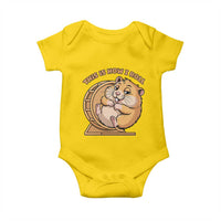 Funny Hamster This Is How I Roll Baby Onesie Cute Rodent Wheel Meme