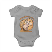Funny Hamster This Is How I Roll Baby Onesie Cute Rodent Wheel Meme