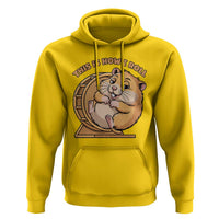 Funny Hamster This Is How I Roll Hoodie Cute Rodent Wheel Meme