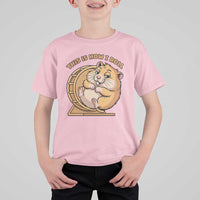Funny Hamster This Is How I Roll T Shirt For Kid Cute Rodent Wheel Meme