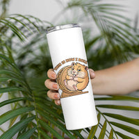 Funny Hamster This Is How I Roll Skinny Tumbler Cute Rodent Wheel Meme