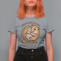 Funny Hamster This Is How I Roll T Shirt For Women Cute Rodent Wheel Meme