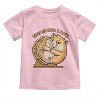 Funny Hamster This Is How I Roll Toddler T Shirt Cute Rodent Wheel Meme