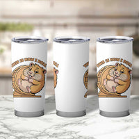 Funny Hamster This Is How I Roll Tumbler Cup Cute Rodent Wheel Meme