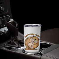Funny Hamster This Is How I Roll Tumbler Cup Cute Rodent Wheel Meme