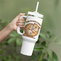 Funny Hamster This Is How I Roll Tumbler With Handle Cute Rodent Wheel Meme