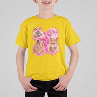 Three Hamsters Retro Graphic T Shirt For Kid Small Pet Lover Gift Idea