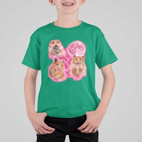Three Hamsters Retro Graphic T Shirt For Kid Small Pet Lover Gift Idea