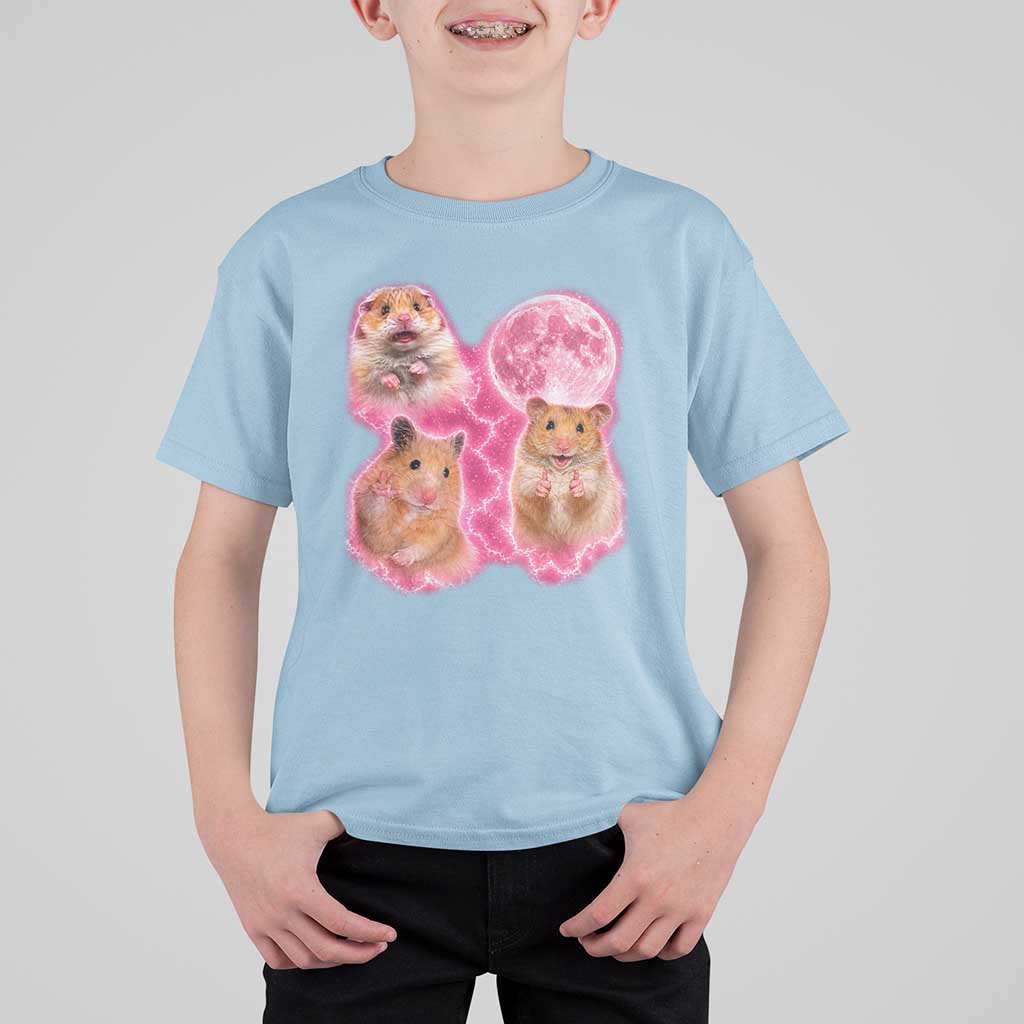 Three Hamsters Retro Graphic T Shirt For Kid Small Pet Lover Gift Idea