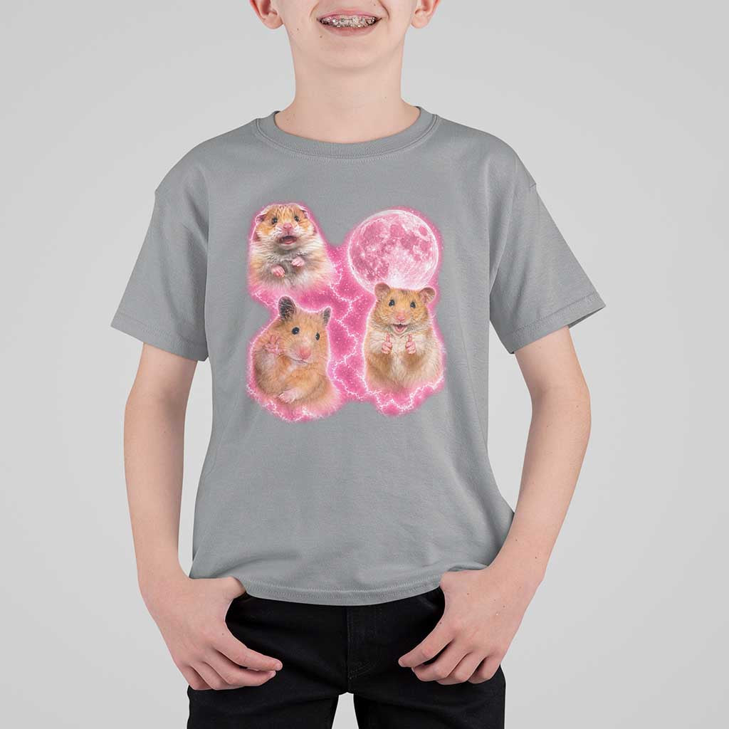 Three Hamsters Retro Graphic T Shirt For Kid Small Pet Lover Gift Idea