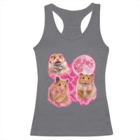 Three Hamsters Retro Graphic Racerback Tank Top Small Pet Lover Gift Idea
