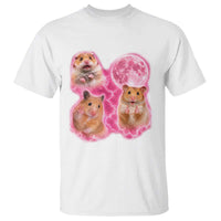 Three Hamsters Retro Graphic T Shirt Small Pet Lover Gift Idea