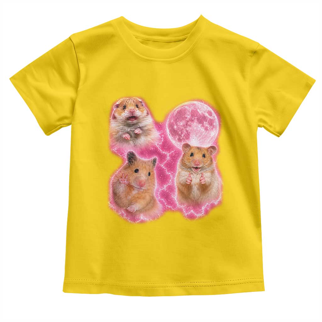 Three Hamsters Retro Graphic Toddler T Shirt Small Pet Lover Gift Idea