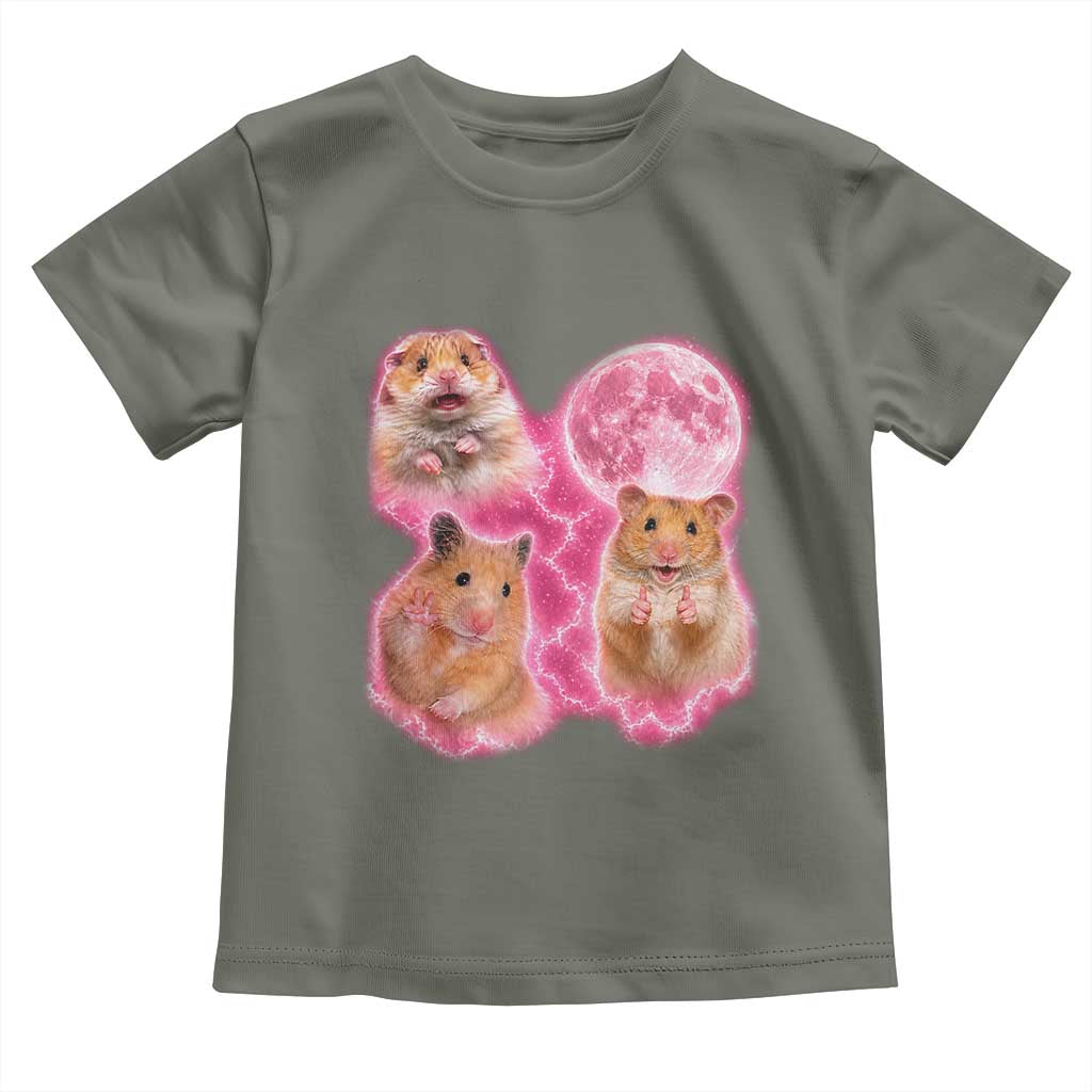 Three Hamsters Retro Graphic Toddler T Shirt Small Pet Lover Gift Idea