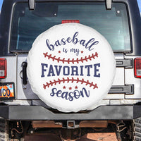Baseball Is My Favorite Season Spare Tire Cover Sports Fan Gift