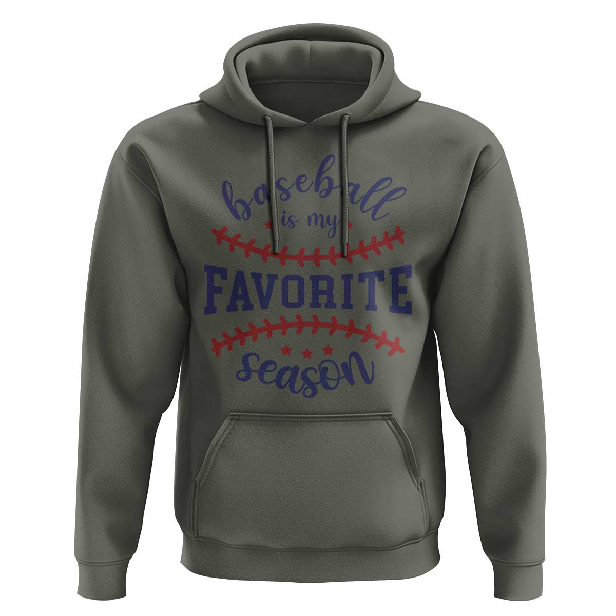 Baseball Is My Favorite Season Hoodie Sports Fan Gift