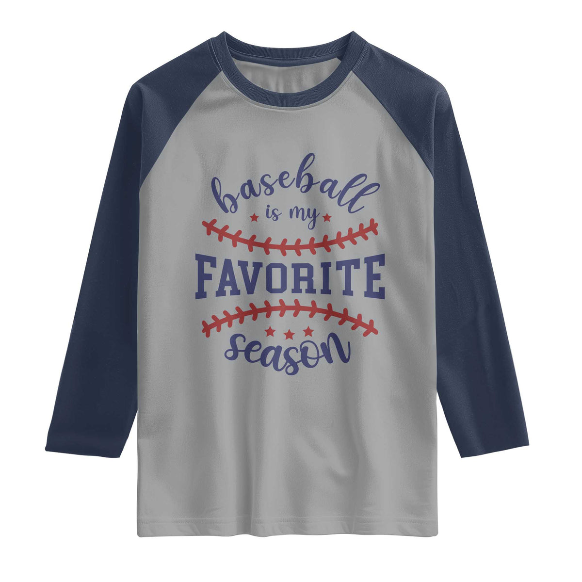 Baseball Is My Favorite Season Raglan Shirt Sports Fan Gift