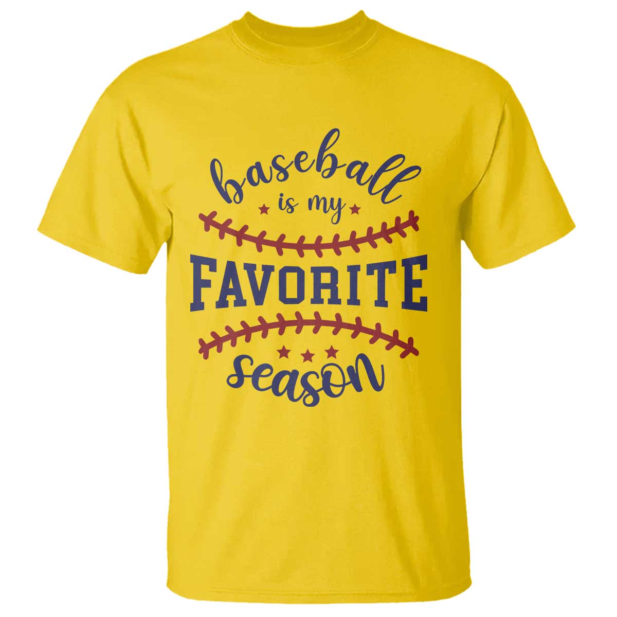 Baseball Is My Favorite Season T Shirt Sports Fan Gift