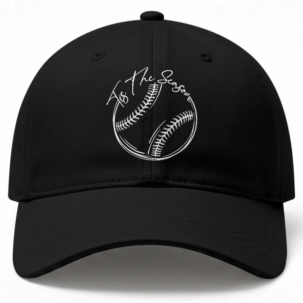 Aesthetic Tis The Season Baseball Graphic Baseball Cap Sports Fan Gift