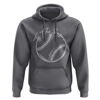 Aesthetic Tis The Season Baseball Graphic Hoodie Sports Fan Gift