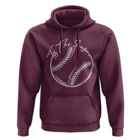 Aesthetic Tis The Season Baseball Graphic Hoodie Sports Fan Gift