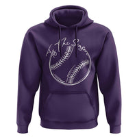 Aesthetic Tis The Season Baseball Graphic Hoodie Sports Fan Gift