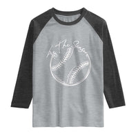 Aesthetic Tis The Season Baseball Graphic Raglan Shirt Sports Fan Gift