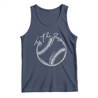 Aesthetic Tis The Season Baseball Graphic Tank Top Sports Fan Gift